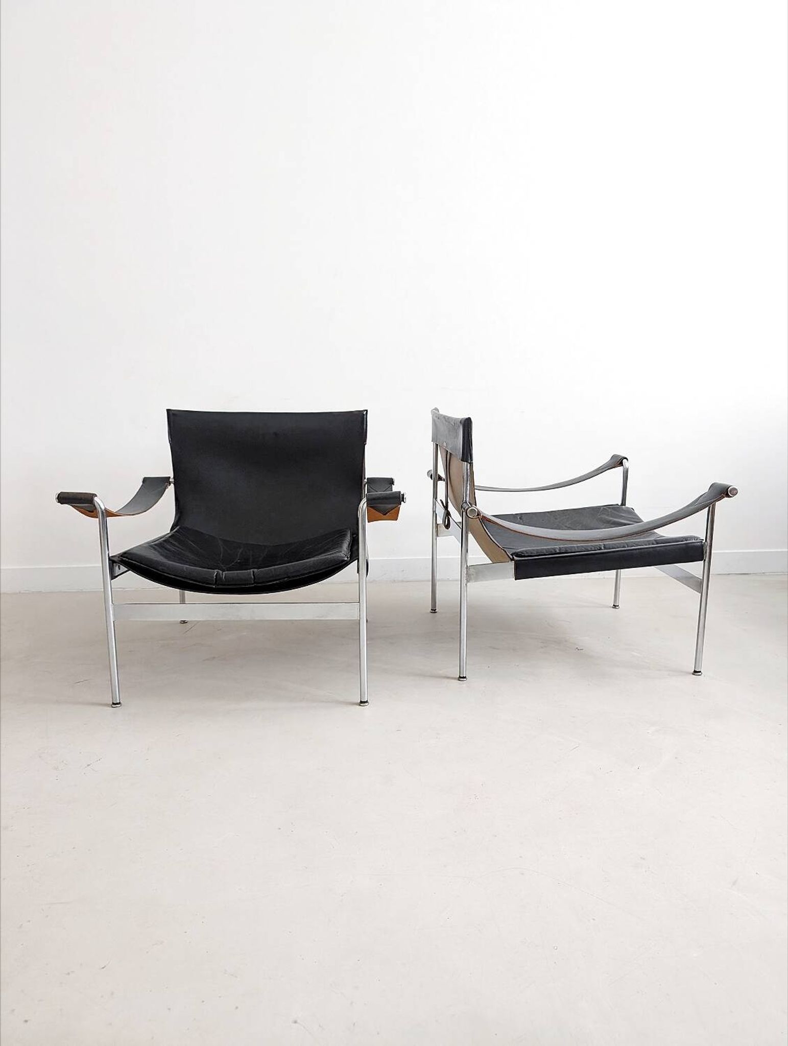 Lot de 2 chaises longues « D99 » par Hans Könecke pour Tecta années 1960