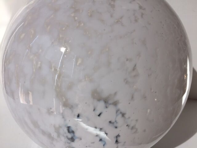 Globe globe in opalin glass speckled art deco