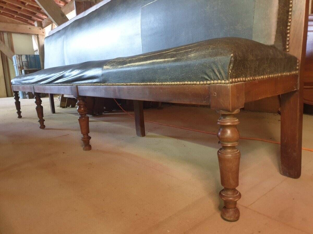 Elegant Pair of Long Café Benches - Early 20th Century