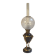 Oil lamp with engraved globe in Napoleon III style