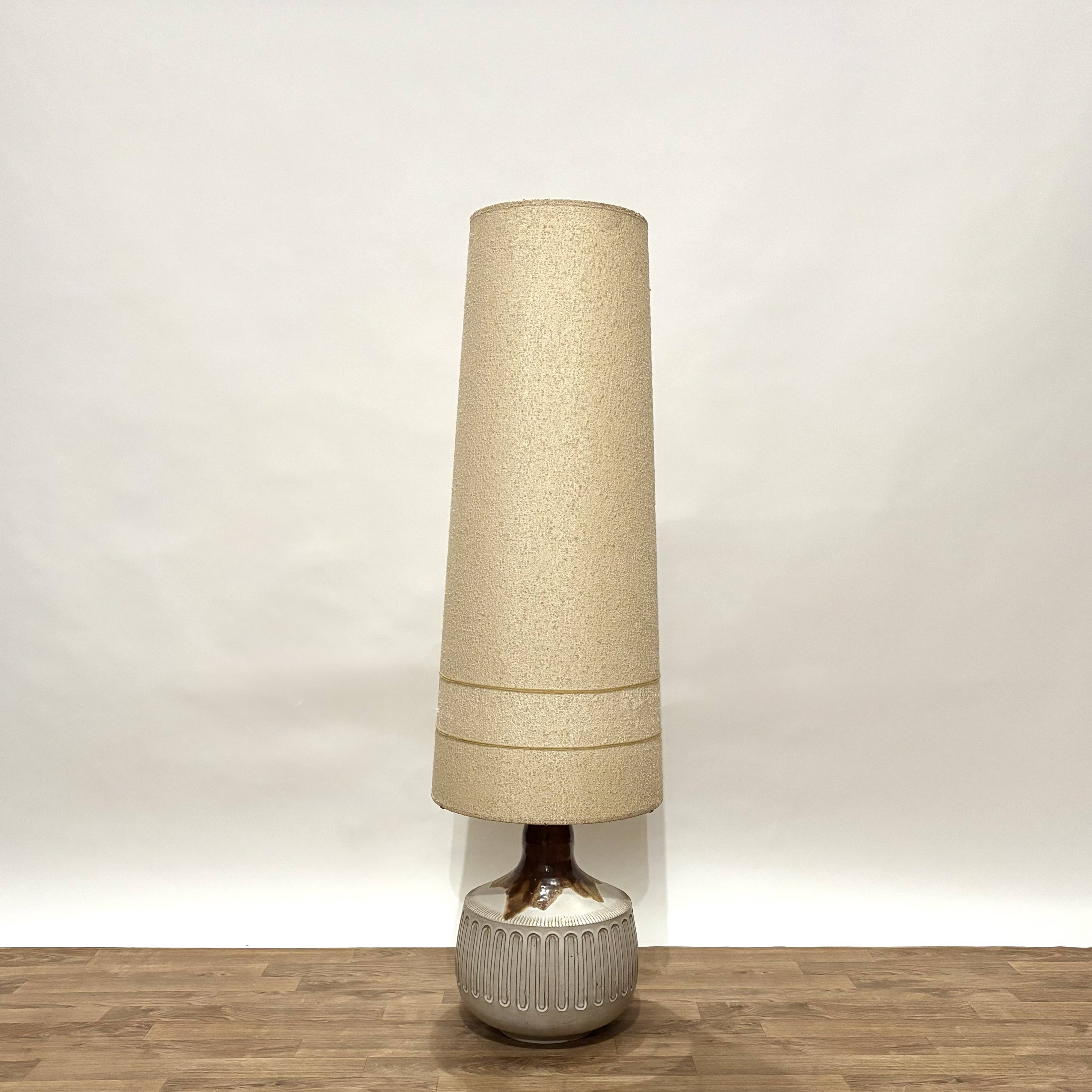 70s ceramic floor lamp
