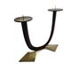 Art Deco style 2-armed candleholder, Germany, 1950s