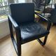 Hombre leather armchair by Burkhard Vogtherr vintage 70s