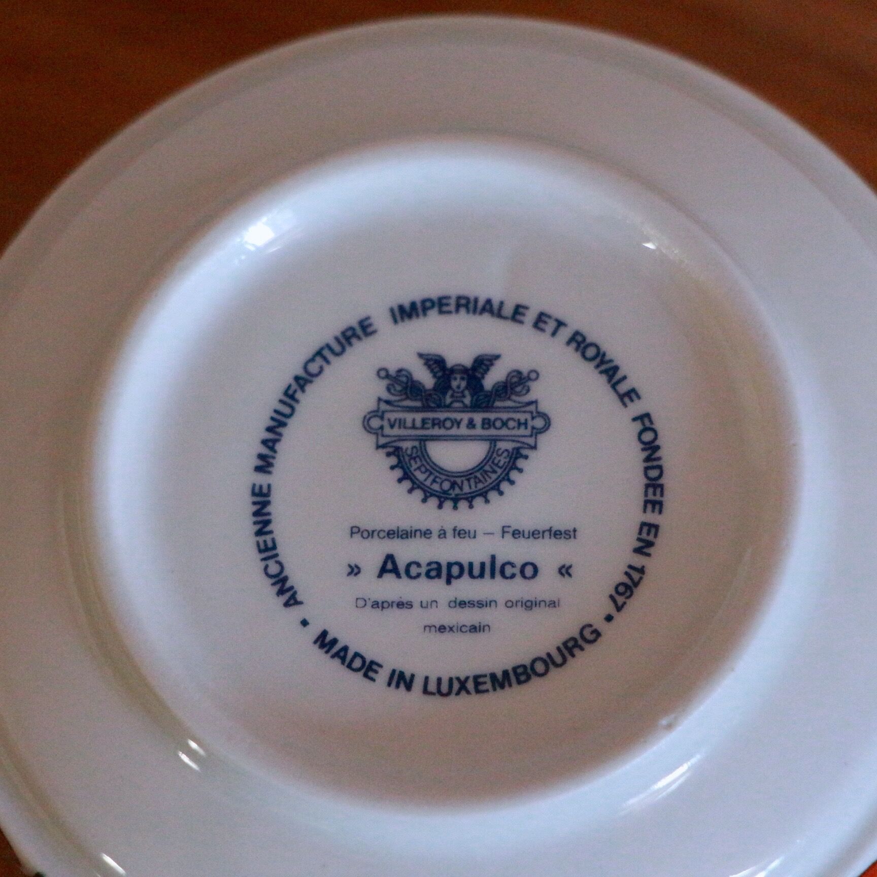 Cup and saucer Acapulco