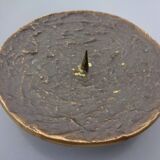 Brutalist Bronze Candleholder, 1960s