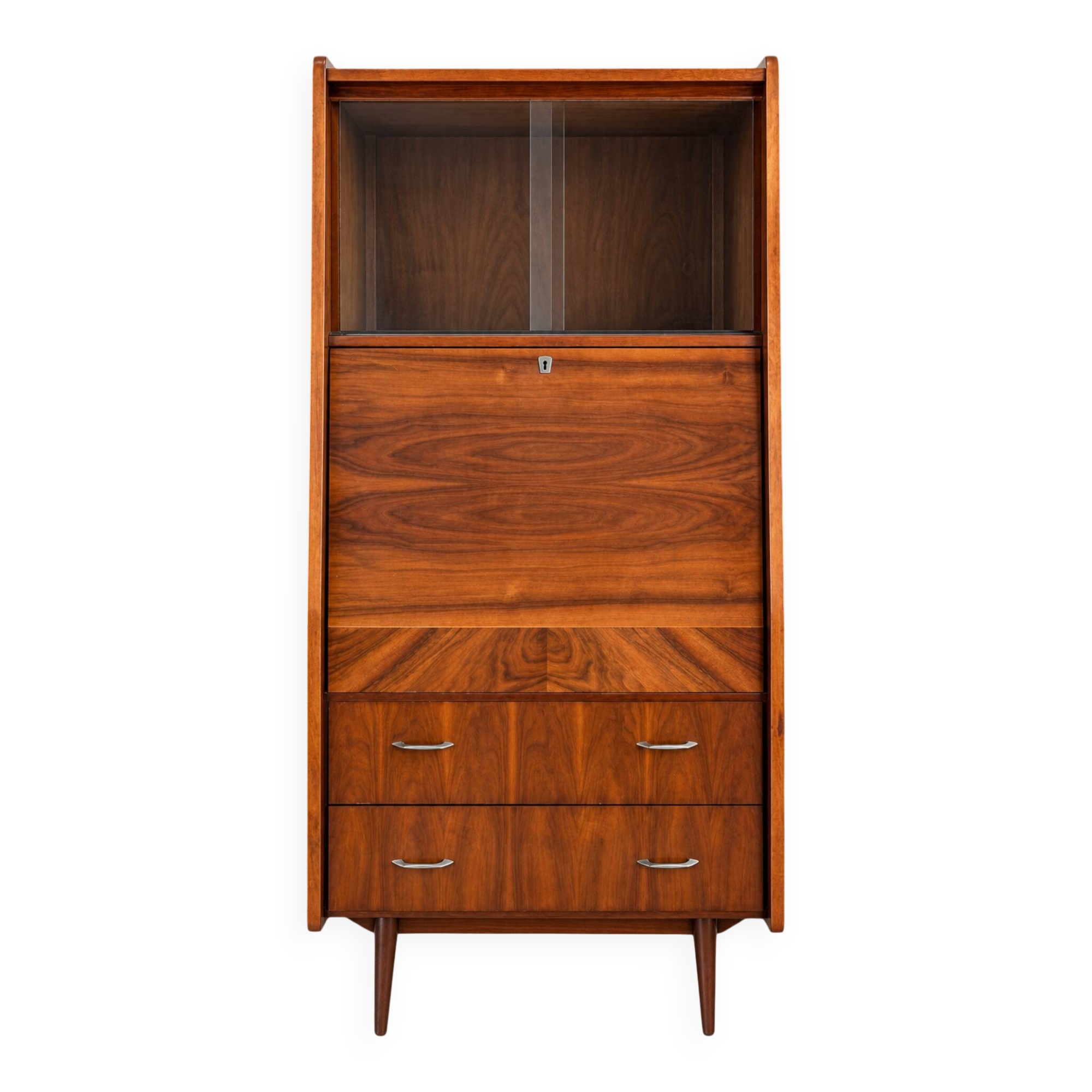 Secretary desk library, 1960s Scandinavian style.