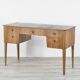 Bureau/console Gordon Russell en noyer et hêtre du milieu du siècle. Modèle vintage