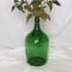 Dame Jeanne en verre vert émeraude