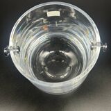 Scandinavian crystal ice bucket 1970
