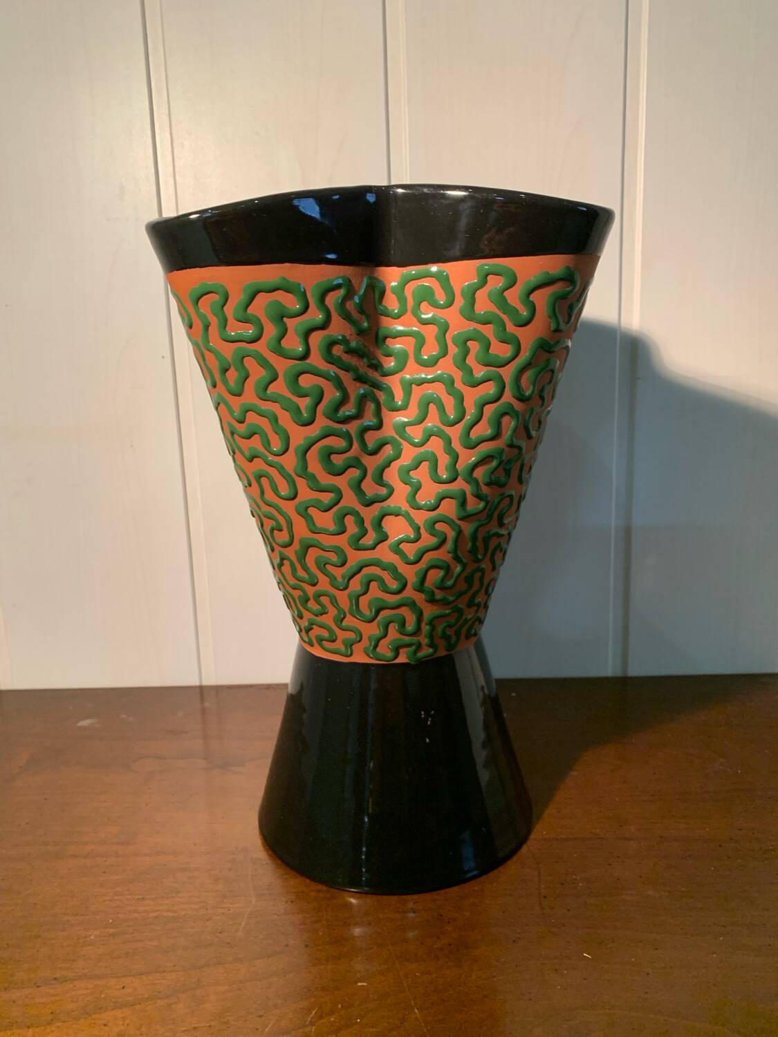 Vintage Vallauris vase by Ray Camart