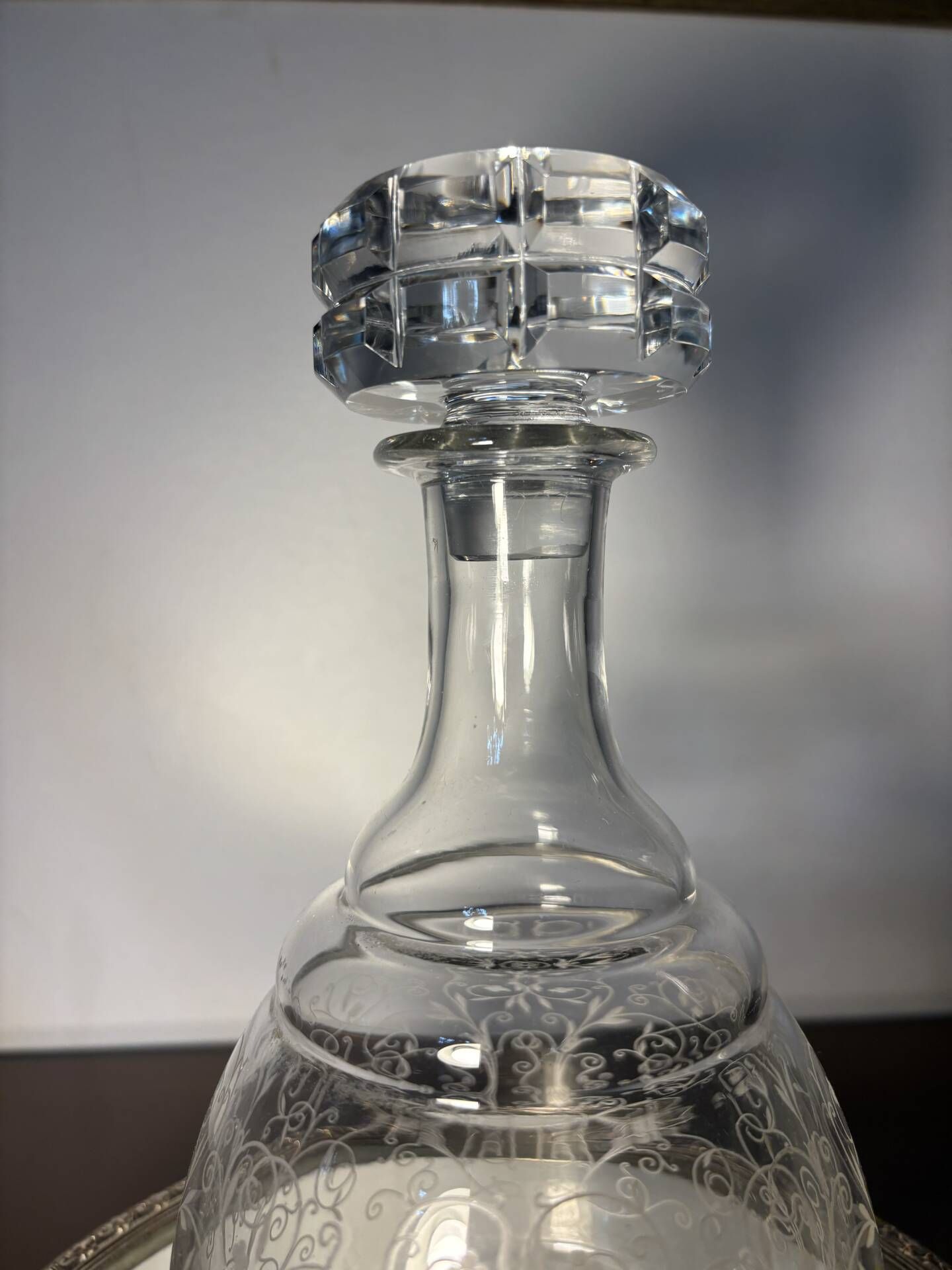 Carafe Baccarat Michel Ange avant 1936