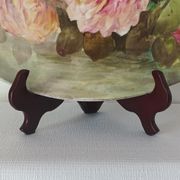 Decorative oval flat Limoges UC France