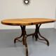 Vintage dining table with a cane top by Mundus from the 1970s.