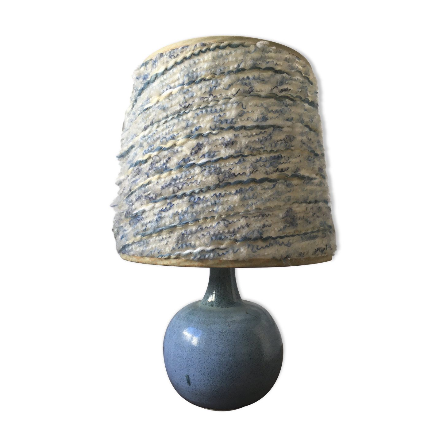 Vintage signed ceramic lamp