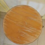 Industrial metal wood stool