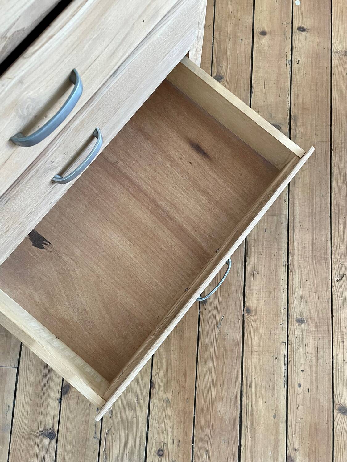Vintage chiffonier with compass feet