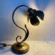 Brass flower lamp