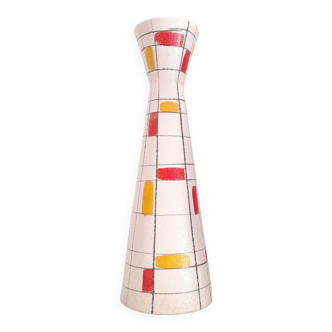 Vase géométrique années 50
