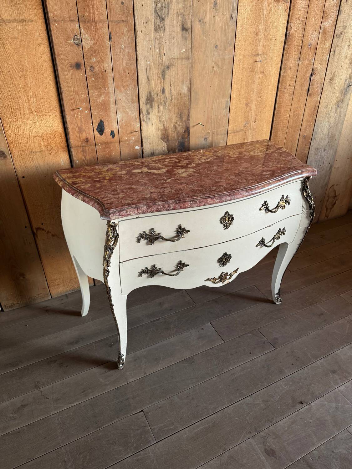 Louis XV style chest of drawers stamped Delorme