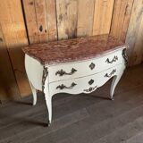 Louis XV style chest of drawers stamped Delorme