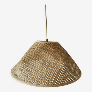 Lampshade suspension braided straw + fixing
