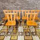 Série de 6 chaises bistrot année 1970