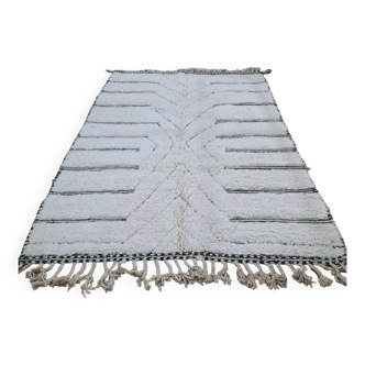 Handmade wool Berber rug 250x150 cm