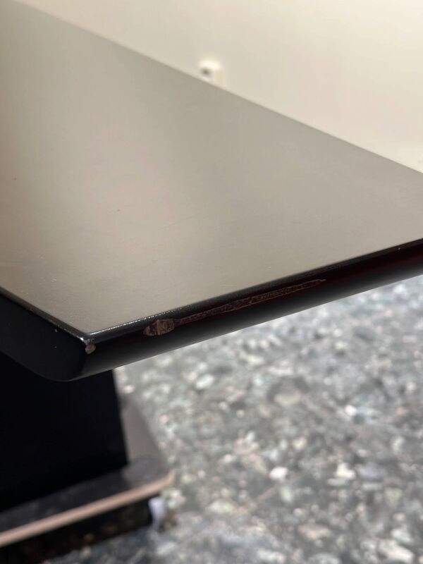 Buffet de style Art Déco noir des années 80