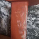 Trio of terracotta vases, unique pieces