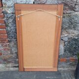 Grand miroir mural vintage en palissandre, années 1970