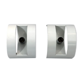 Stilux Milano Model Lido, pair of large sconces from 60s