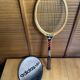 Vintage adidas tennis racket ilie năstase wood + case #e2