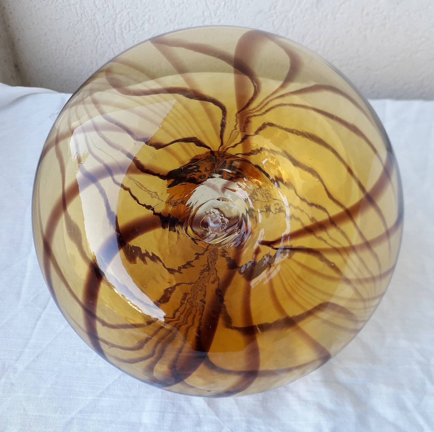 Blown glass vase