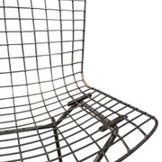Suite de 4 Chaises "Wire" — Harry Bertoia pour Knoll (Rilsan Noir)
