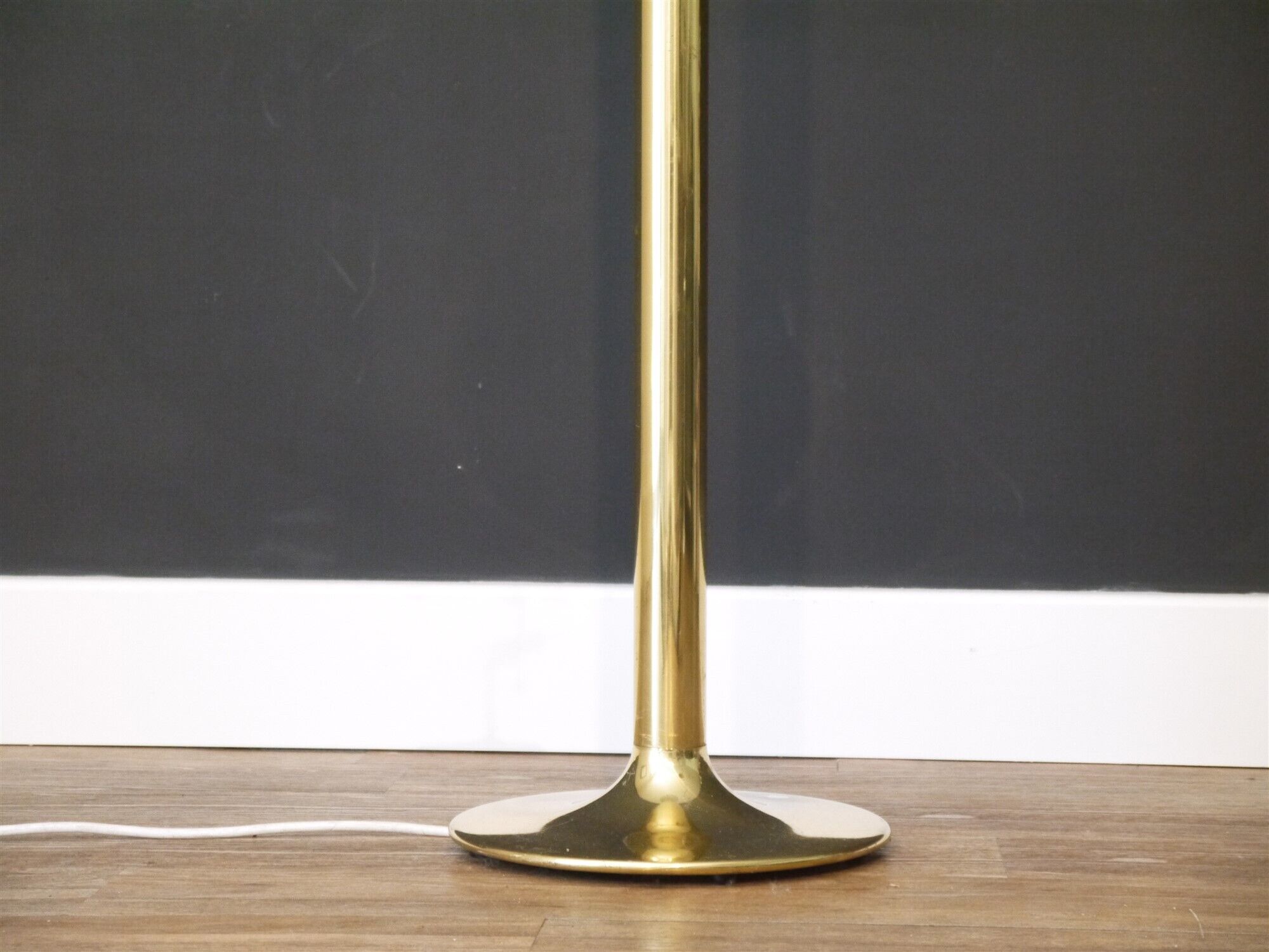 Scandinavian brass and plexiglas lamppost Atelje Lyktan 1970