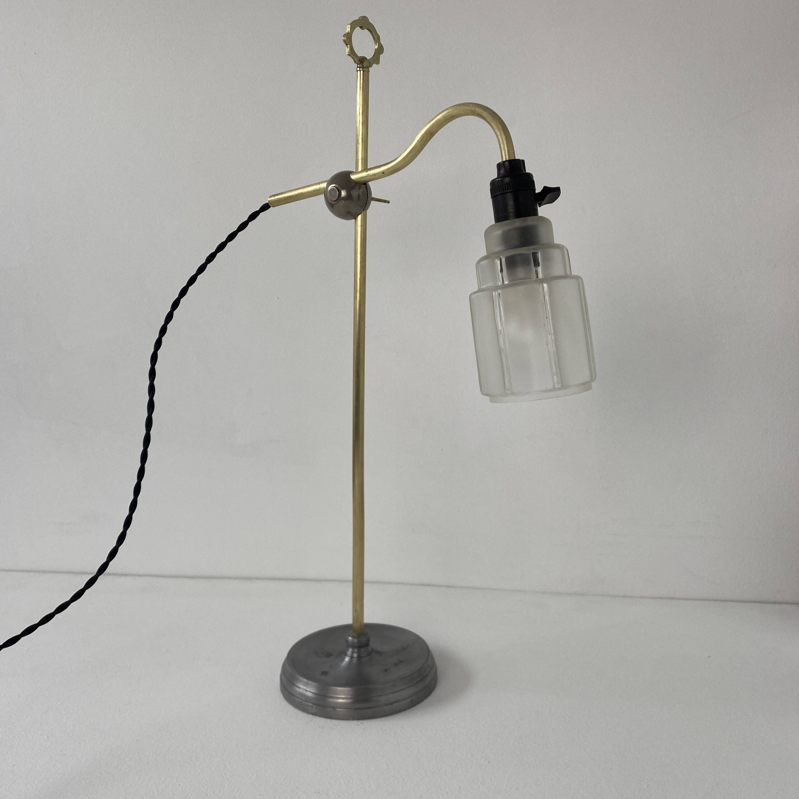 Ancienne lampe de bureau vintage « le succes paris »