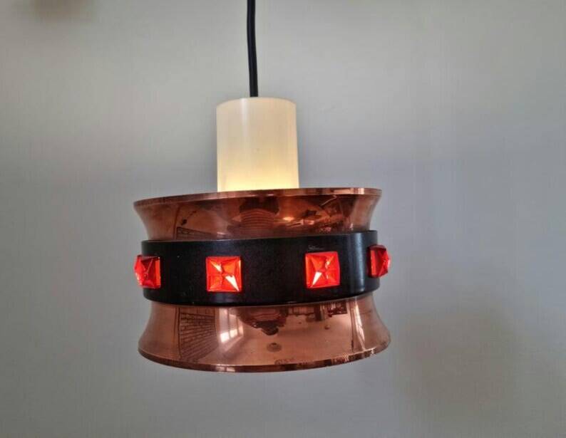 Mid-Century Pendant Vitrika, Sweden, 1970s