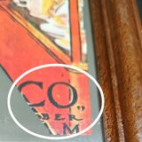 Two mirror frames Art-Deco style, silkscreened " Monte-Carlo " - France - 70's