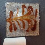 Large vintage Murano glass wall light