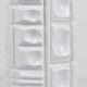 Large White Relief Op Art Porcelain Vase Rosenthal Germany, 1960s
