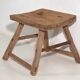 Antique wabi-sabi bedside table (c. 1900)