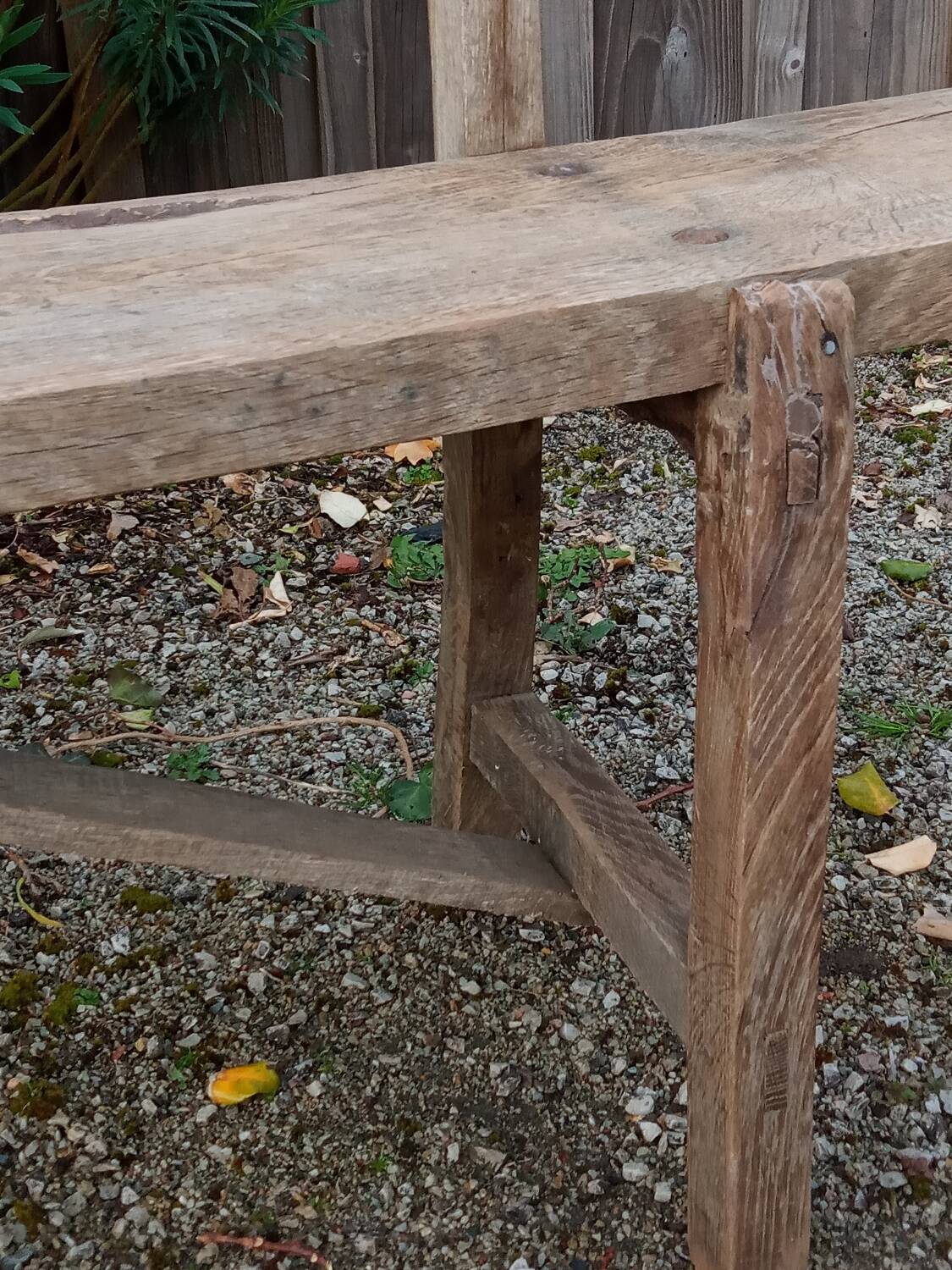 Oak farm bench 280 cm