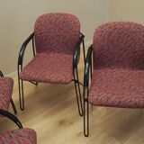 Set of four chairs, Italian design, 1980s, production: Italy