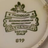 set of 6 Pagnossin ceramic tea cups and saucers from Treviso