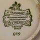 set of 6 Pagnossin ceramic tea cups and saucers from Treviso