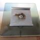 Modernist revolving serving tray, in smoked glass and silver-plated metal, 70.