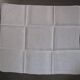 6 large antique damask napkins, monogrammed