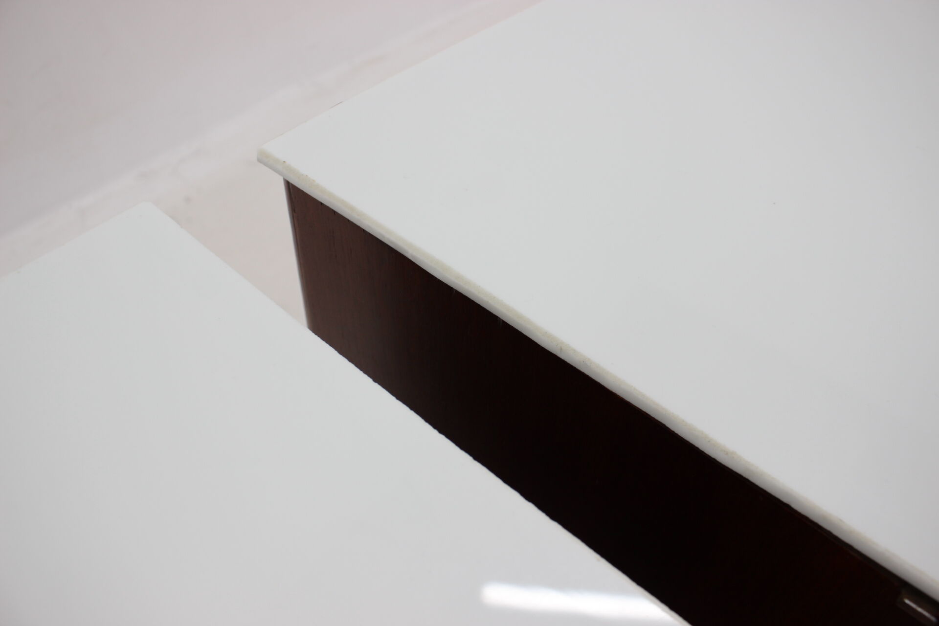 1950s Jindrich Halabala Mahogany Bedside tables ,Czechoslovakia