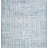 7x11 Turkish Light Blue Camouflage Pattern Vintage Rug, 223x329Cm