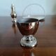 Silver-plated boiled egg set